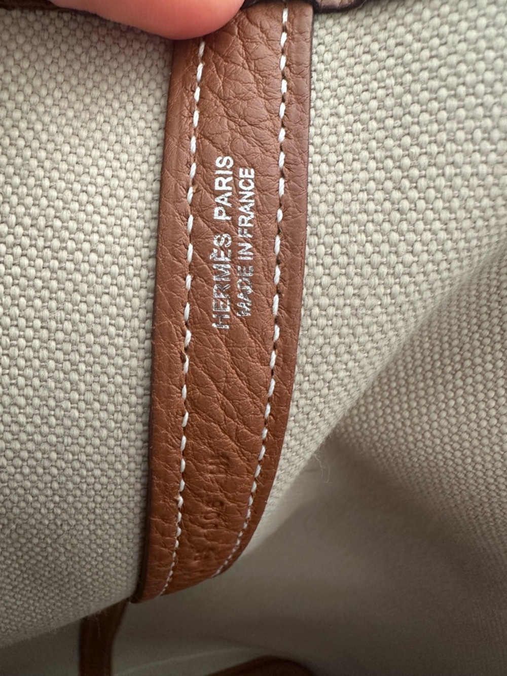 Hermes Garden Party Voyage 49 - Toile & Gold Negonda Palladium Hardware - Picture 4 of 17